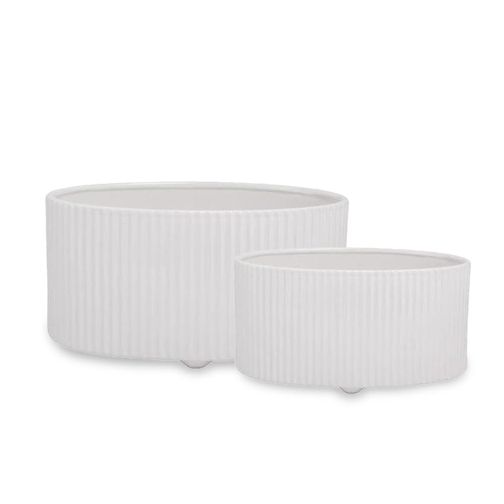 SHAVOUS WHITE OVAL